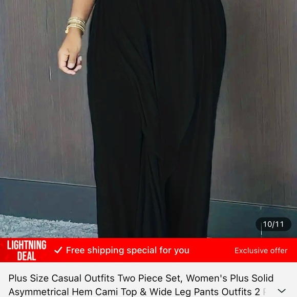 2pc Casual Pants Set - Picture 2 of 3